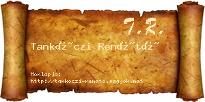 Tankóczi Renátó névjegykártya